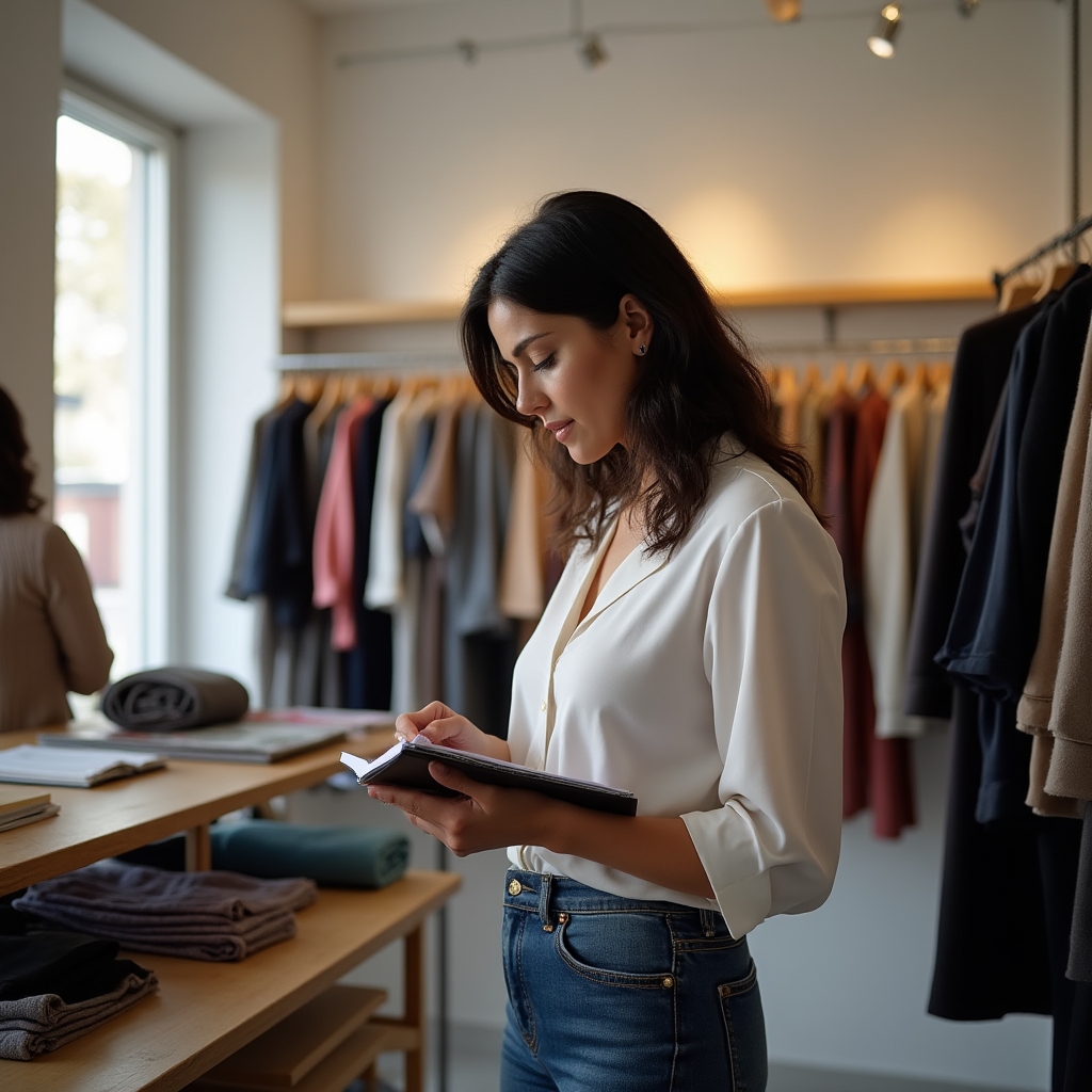 Small clothing store owner in Argentina